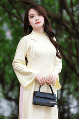 Áo dài, áo dài Việt Nam, áo dài màu vàng, con gái, girl, truyền thống, tết, xuân, spring, Việt Nam, Hà Nội, Phố cổ - Hồng Quang Official 8