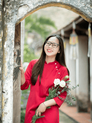 Con gái, girl, áo dài, áo dài truyền thống, Việt Nam -  HUYỀN TRANG HÀ 19