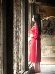 Con gái, girl, áo dài, áo dài truyền thống, Việt Nam -  HUYỀN TRANG HÀ 15