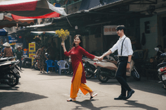 Cặp đôi, áo dài, Tết -  Huy Nguyen 7