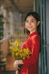 Con gái, áo dài, Tết -  Huy Nguyen 10
