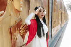 Áo dài, áo dài Việt Nam, áo dài màu trắng, con gái, girl, truyền thống, Việt Nam - Khánh LP 3