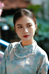 Áo dài, áo dài Việt Nam, áo dài màu xanh dương, con gái, girl, truyền thống, Việt Nam - Khánh LP 4