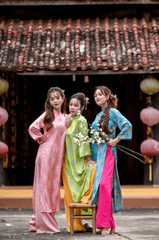 Áo dài, áo dài Việt Nam, nhóm, tập thể, team, con gái, girl, truyền thống, tết, xuân, spring, Việt Nam - MINH VO