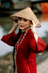 Áo dài, áo dài Việt Nam, áo dài màu đỏ, con gái, girl, truyền thống, tết, xuân, spring, Việt Nam - MINH VO 8