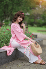 Áo dài, áo dài Việt Nam, áo dài màu hồng, con gái, girl, truyền thống, Việt Nam - Võ Văn Tiến 5 6