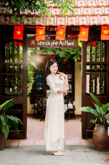 Áo dài, con gái, girl, Thành phố Hồ Chí Minh, cờ đỏ sao vàng, flag, Việt Nam - Trịnh Quân 9