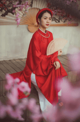 Áo tứ thân, áo tứ thân truyền thống, con gái, girl, truyền thống, Việt Nam - Tung Vu 1
