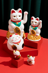 Mèo thần tài, tượng mèo, mèo may mắn, dễ thương, vẫy chào, Lucky cat, cat figurine, lucky cat, cute, waving -  Free 4