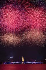 Pháo hoa, phát sáng, chúc mừng năm mới, không khí năm mới, fireworks, bright, Happy New Year, New Year atmosphere - VietFotos 1
