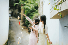 Áo dài, trung thu, bạn bè - Chuot Anhls 2