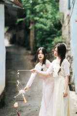 Áo dài, trung thu, bạn bè - Chuot Anhls