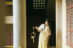 Áo dài, trung thu - Chuot Anhls