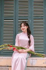 Cn gái, áo dài, Tết - Toàn Văn 9