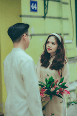 Cặp đôi, áo dài, Tết - Toàn Văn 4