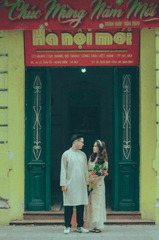 Cặp đôi, áo dài, Tết - Toàn Văn 12
