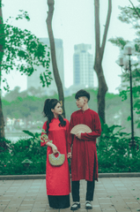 Cặp đôi, áo dài, Tết - Toàn Văn 23