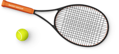 Vợt, bóng tenis