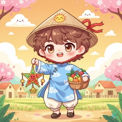 Chibi nam tính. Với đặc điểm Phong cách: Phong cách anime, đối tượng đủ toàn thân....