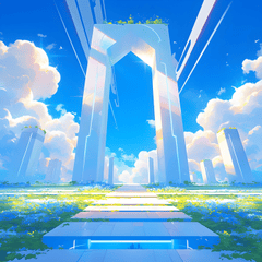 Quảng cáo, blue background 3