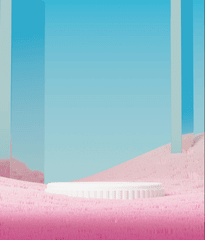 Quảng cáo, pink background