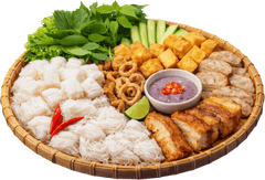 mẹt tre, bún đậu mắm tôm 2