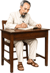 Chủ tịch Hồ Chí Minh, viết sách