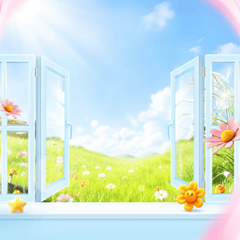Đồng cỏ, cửa sổ