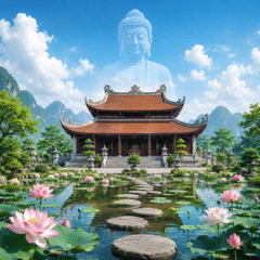 Chùa, bóng ảnh Phật 1