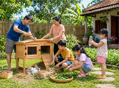 Gia đình, làm nhà cho thú cưng 7