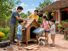 Gia đình, làm nhà cho thú cưng