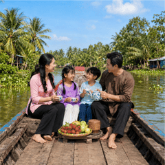 Gia đình, đi thuyền 10