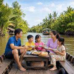 Gia đình, đi thuyền 11