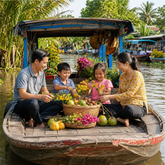 Gia đình, đi thuyền 16
