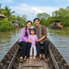 Gia đình, đi thuyền 17