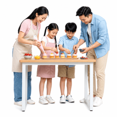 Gia đình, vui vẻ 70