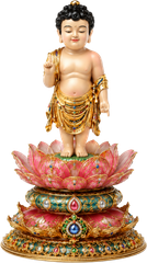 Tượng bé Siddhartha Gautama, phật đản sanh 14