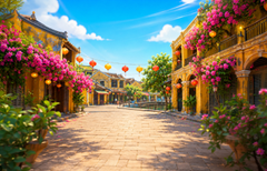 Hội An, hoa giấy 1