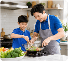 Bố và con, vui vẻ 243
