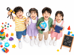 Cô bé, cậu bé, vui vẻ 3