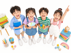 Cô bé, cậu bé, vui vẻ 4