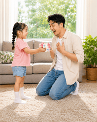 Bố và con, vui vẻ 1