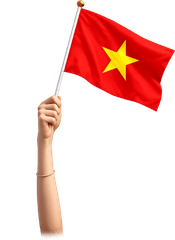 Tay, cầm nắm, lá cờ, Việt Nam