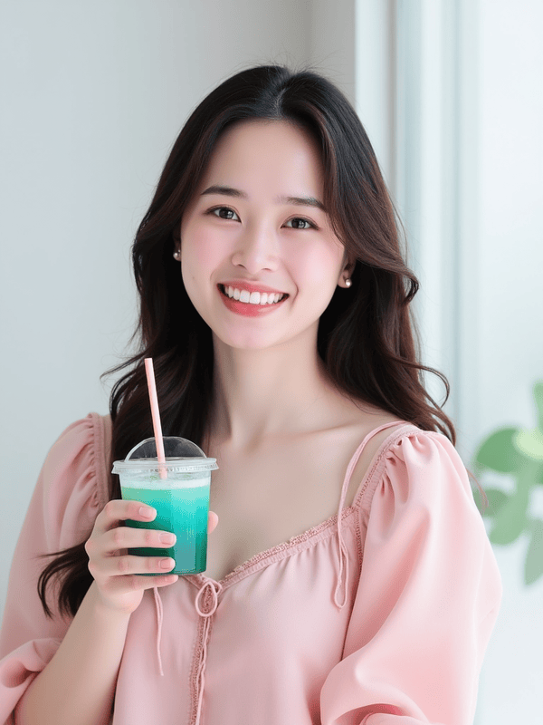 Cô gái, con gái, phụ nữ, học sinh, sinh viên, nước uống, quảng cáo, Việt Nam 26