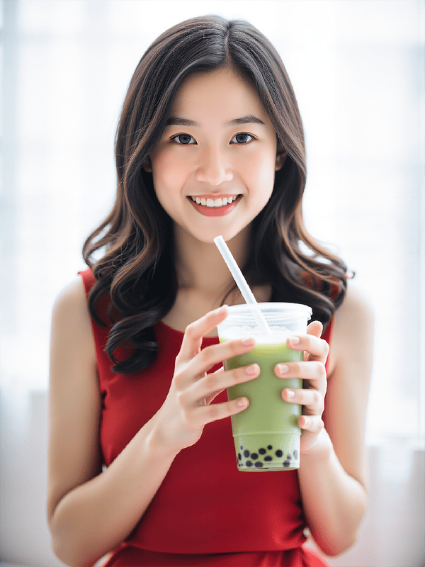 Cô gái, con gái, phụ nữ, học sinh, sinh viên, nước uống, quảng cáo, Việt Nam