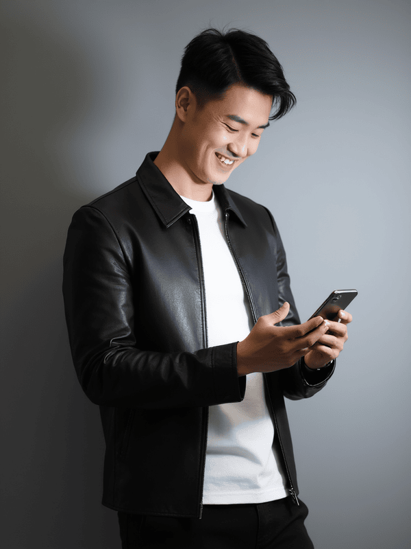 Con trai, nam, boy, nhân viên văn phòng, nhân viên, áo đen, điện thoại, quảng cáo, Việt Nam