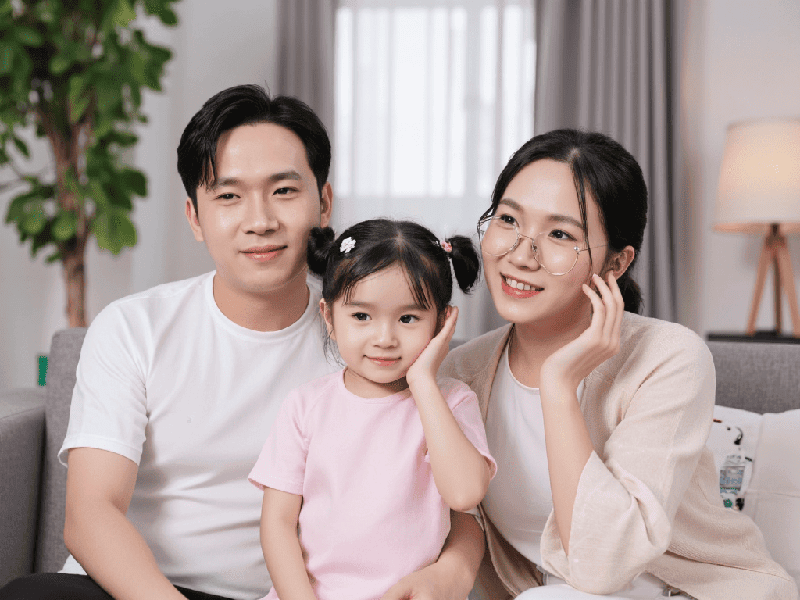 Gia đình, family, bố mẹ, con gái, ảnh gia đình (1)