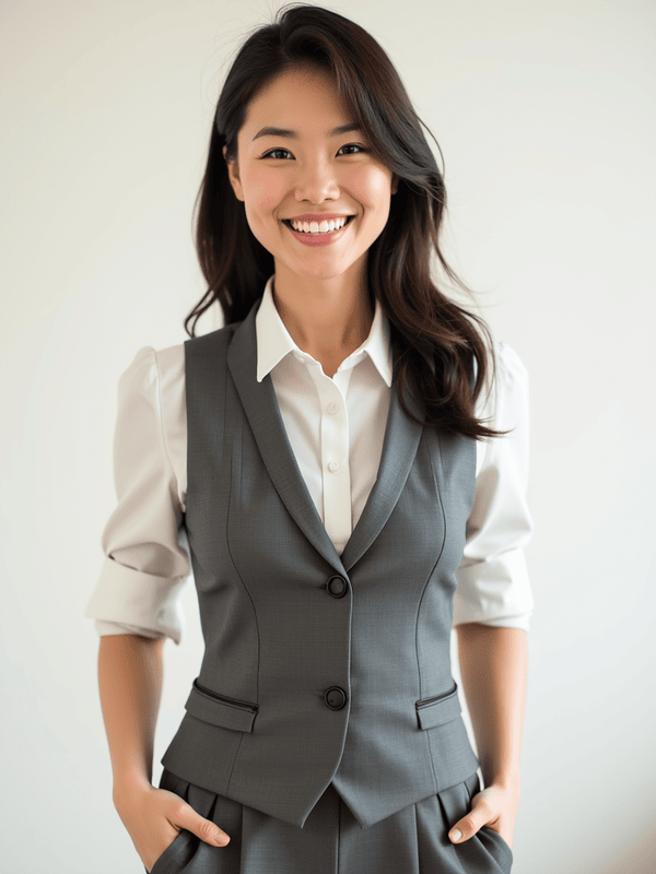 Phụ nữ, con gái, nữ, nhân viên văn phòng, văn phòng, office, nền đơn sắc (2)