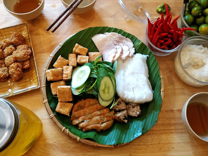 Bún đậu mắm tôm, bún đậu, món ăn, món ăn Việt Nam, Việt Nam, Viet Nam - nikluv