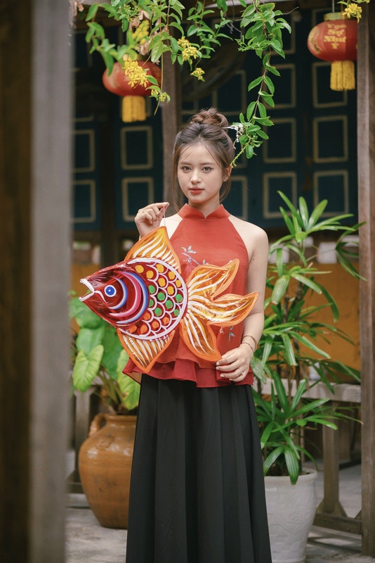 Cô gái, nữ, bạn gái, girl, trung thu, áo yếm - Kademo